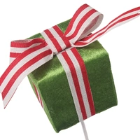 2 Green Gift Boxes On Stem