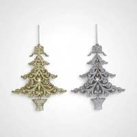 Champagne Glitter Tree Ornament 