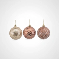 8cm Copper Bauble (B) 