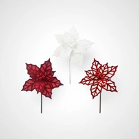 25cm Red Poinsettia 