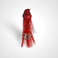 23cm Burgundy Bird