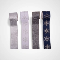 Navy Ribbon with Glitter Detail (D)