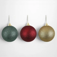Gold Glitter Shatterproof Bauble - 12cm