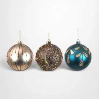 Hand Painted Shatterproof Bauble (A) - 8cm