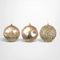 Champagne Hand Painted Bauble (A) - 10cm