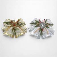 36cm Silver Christmas Bells