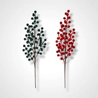 60cm Flocked Red Berry Pick