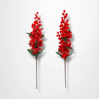 60cm Red Berry Stem B