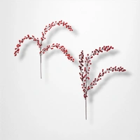 80cm Red Dangling Berry Bunch A