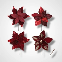 Burgundy Poinsettia A - 33cm