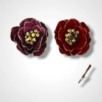 Plum Mini Magnolia w/Clip - 12cm