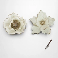 14cm Ivory Magnolia w/Clip B