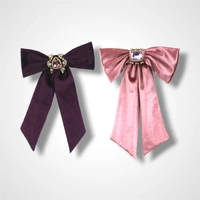 Pink Purple Velvet Bow