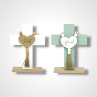 Crucifix Green B - 17cm x 23.5cm
