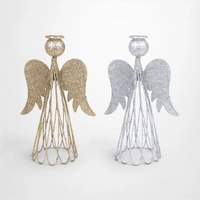 25cm Silver Glitter Angel