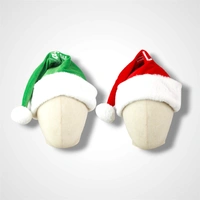 Red Santa Hat w/ Embroidery