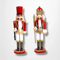 28cm Red Plastic Nutcracker A