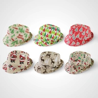 Vintage Christmas Trilby Hat D