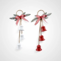 50cm White Glossy Triple Bells Hanger A  - Avail Oct 2025