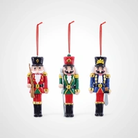 13cm Hanging Red Nutcracker Deco - Available Oct 2025
