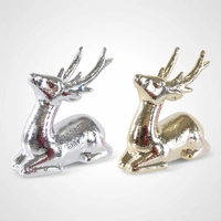 Metallic Silver Porcelain Reindeer - Available October 2025