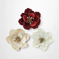 Ivory Deluxe Jewel Magnolia Clip