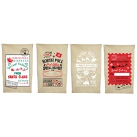Christmas Stamped Sacks Assorted(B)