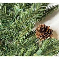 270cm mixed leaf Prelit Glitter Christmas Garland
