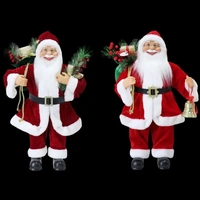 60cm Santa Velvet Burgundy Figure - Avail Oct 2025