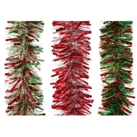 3m Mix Cut Metallic Tinsel (Red/White)