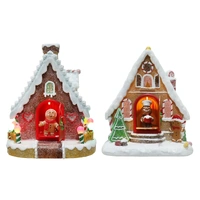 LED Music G/bread House Open Door (B)