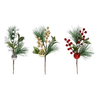 10cm Matte Silver Mini Berry Bunch