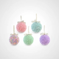 10cm Pink Icy Bubblegum Bauble - Available October 2025