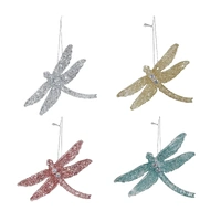 Hanging Acrylic Dragonfly Silver