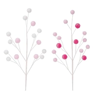 60cm Candy Floss Pompom Spray