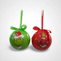 Set of 6 Grinch Baubles
