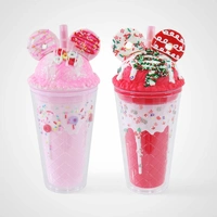 480ml Christmas Pink Donut Tumbler - Avail October 2025