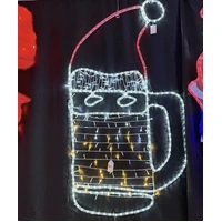 Santa Beer Mug Motif- see video