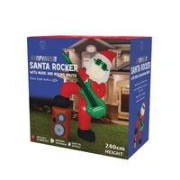 Inflatable Santa Rocker - 2.4m tall - preorder