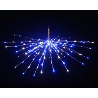 LED Blue/white Sparkler Silver Foil - PREORDER