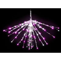 LED Green/white Sparkler Silver Foil
