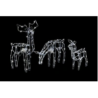 LED Moving 3D Reindeer Family - PREORDER
