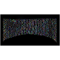 3.5M Multi Flashing Curtain Lights - PREORDER