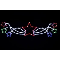 Ropelight Star Tail Banner Rope Light Motif