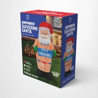 Inflatable 210cm Freezing Ass Off Santa 