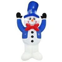 Inflatable High Five Snowman- 3.65m