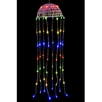 4 Piece Multi Solar Jellyfish Lights