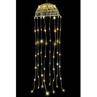 4 Piece Warm White Solar Jellyfish Lights
