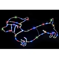 Solar Tubelight Dachshund Motif