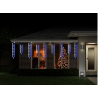 2.4m  Cluster Blue/White Icicles